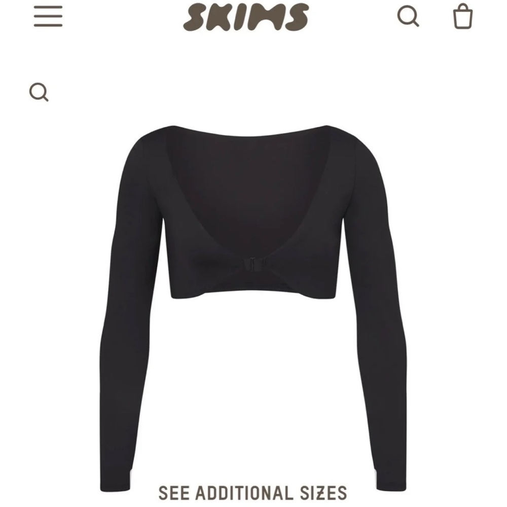 Skims Swim long sleeve shrug